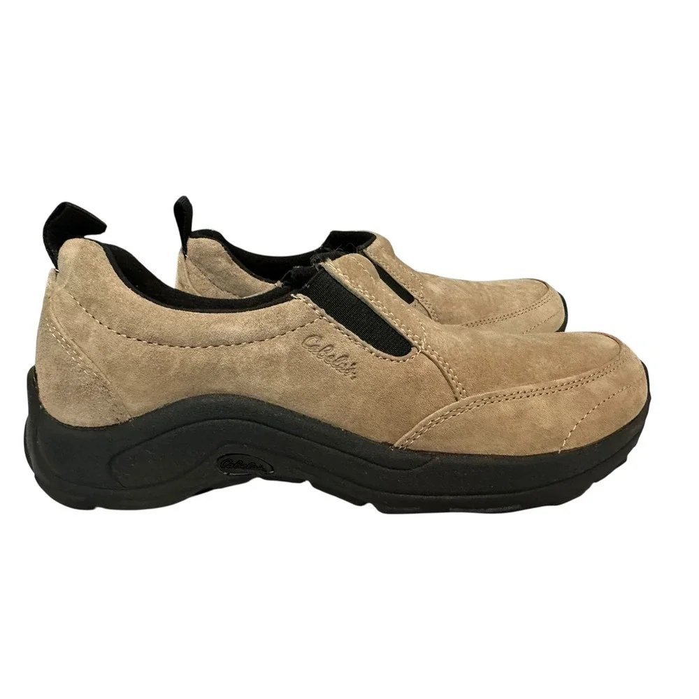 Cabela's Women's Suede Leather Slip On Loafers Comfort Casual Shoes‎